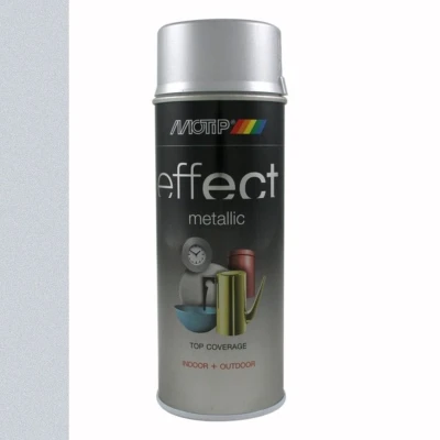 Afbeelding van Motip Effect Metallic lakspray 0,4l zilver