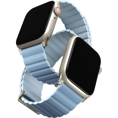 Afbeelding van Uniq Armband Apple Watch 38/40/41 Mm Revix Premium Magnetic Strap Blauw (uniq 41mm revpartsblu)