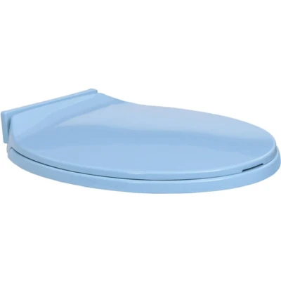 Afbeelding van Toiletbril soft close ovaal blauw