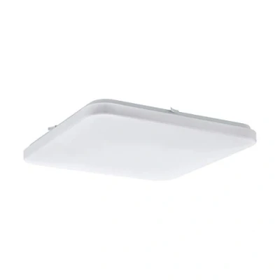 Afbeelding van EGLO Frania ledplafondlamp met 1 fitting, materiaal: staal, kunststof. Kleur: wit. Lengte: 43 cm.
