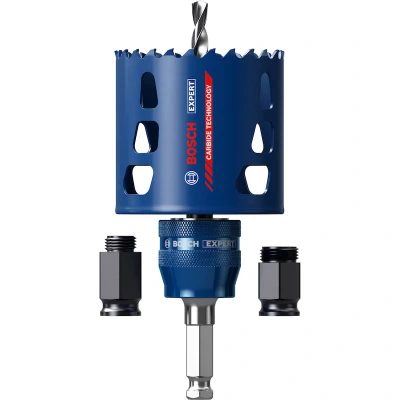 Image de BOSCH 2608900450 kit de démarrage avec scie cloche Expert Tough Material 68x60 mm