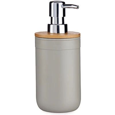 Afbeelding van Berilo Zeeppompje/zeepdispenser kunststof lichtgrijs 350 ml