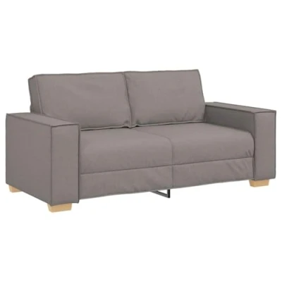 Afbeelding van vidaXL 2 zitsbank Taupe 140 cm Stof