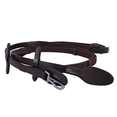 Afbeelding van QHP Webteugel met clip maat Pony darkbrown