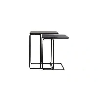 Afbeelding van Light &amp; Living Bijzettafel LAJA 46x31x57cm Brons Set van 2