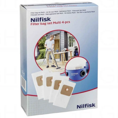 Afbeelding van Sac d&#039;aspirateur Nilfisk 107402336 stofzuigerzakken 4 st. multi