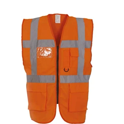 Afbeelding van Yoko Signalisatie multifunctioneel executive vest YHVW801 Hi Vis Orange