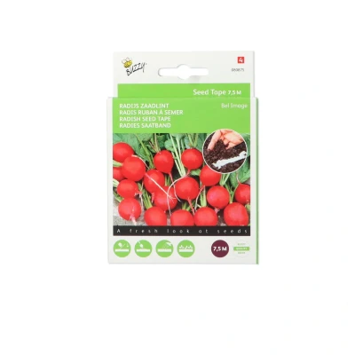 Afbeelding van Buzzy Zaadband Radijs Bel Image Groentezaden 3x2.5 m