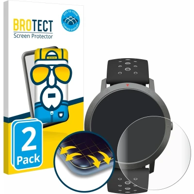 Afbeelding van BROTECT Screenprotector voor Withings Steel HR Sport (40 mm) Folie Beschermfolie transparant volledig dekking (2 Stuks)