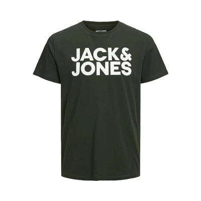 Afbeelding van Jack &amp; Jones Jjecorp LOGO SS O NECK NOOS Tshirt print, Heren, Maat: XXL, Mountain view