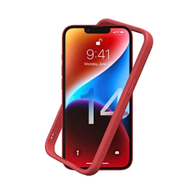 Afbeelding van RHINOSHIELD Bumper hoes compatibel met [iPhone 14] CrashGuard NX aanpasbare dunne bescherming schokdemping [BPA vrij] rood