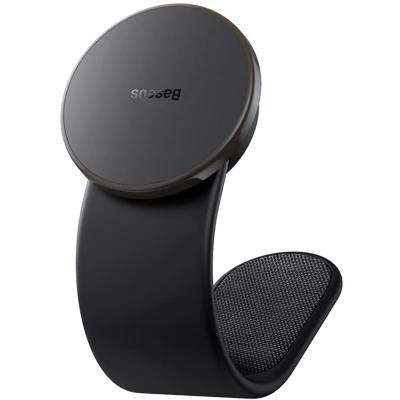 Afbeelding van Baseus C02 MagSafe Dashboard Telefoonhouder en Lader 15W Auto Zwart