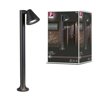 Image de Paulmann Trian Borne de Jardin SWR Antracit
