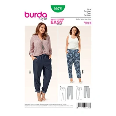 Afbeelding van Burda Naaipatroon 6678 Broek in variaties