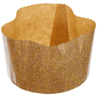 Afbeelding van IBILI 746509 Panettone bakvorm, papier, bruin, 18 cm diameter x 12 hoogte