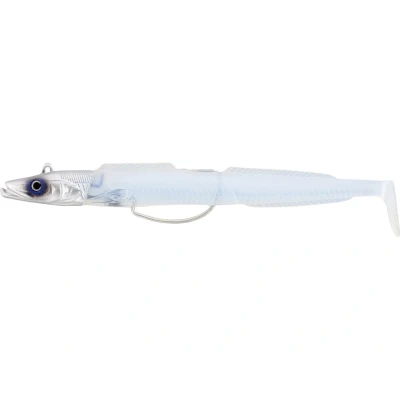 Afbeelding van Westin Sandy Andy Weedless Jig 10cm 16g Sinking Pearlescent #2 Zeevis kunstaas