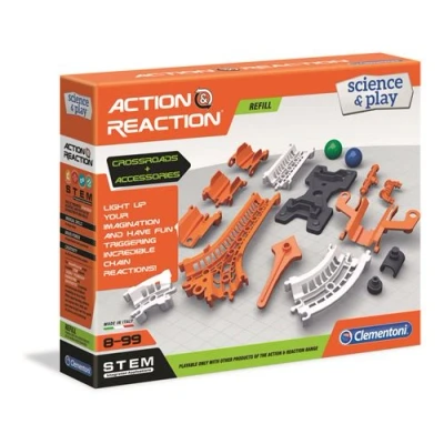 Image de Ensemble d&#039;extension Clementoni Action et Réaction 55 pièces