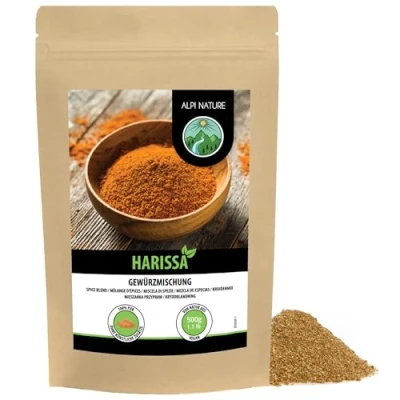 Afbeelding van Harissa Kruidenmix (500 g), Harissa, 100% natuurlijke Afrikaanse kruidenmix, kruidenbereiding, zonder kunstmatige toevoegingen
