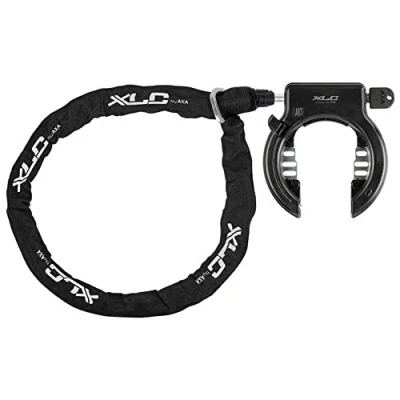 Afbeelding van XLC Slotset Fantomas II Ringslot Insteekketting 120cm x 5.5mm Zwart