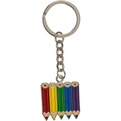 Afbeelding van Sleutelhanger regenboog / Pride 8 cm assorti geleverd