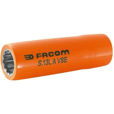 Image de FACOM S.17LAVSE capuchon long 1/2&quot; hexagonal, isolé jusqu&#039;à 1000 volts, série VSE 17 mm