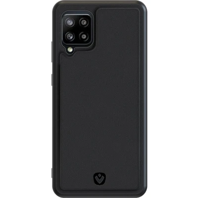 Afbeelding van Valenta Leather Back Cover Snap Samsung Galaxy A42/A42 5G Black