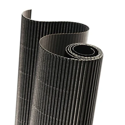 Afbeelding van Rol 50 x 70 cm, Canson golfkarton 300 g, zwart