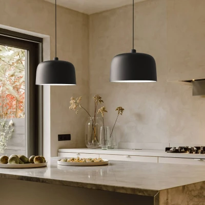 Afbeelding van Luceplan Zile hanglamp Ø40 large zwart