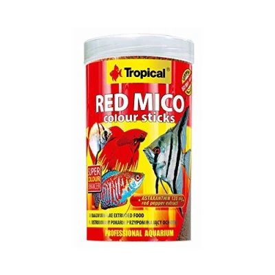 Afbeelding van Tropical Red Mico Kleursticks 250ml Aquarium Visvoer