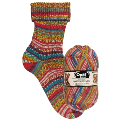 Afbeelding van Opal Nach Hundertwasser Edition 4054 668 (425 m), 4 laags, duurzaam garen, 1 x 100 g