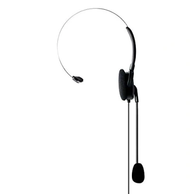 Image de Midland MA35 L Casque monaural avec serre tête et micro tige fonction VOX/PTT pour Talkie Walkie