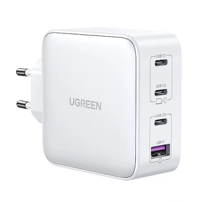 Afbeelding van UGREEN Nexode 100W 4 Port PD GaN FastCharger EU (Wit)