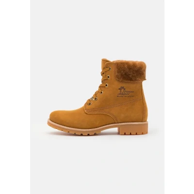Afbeelding van Panama Jack Igloo Snowboots, Dames, Maat: 37, Ochre Nubukleer