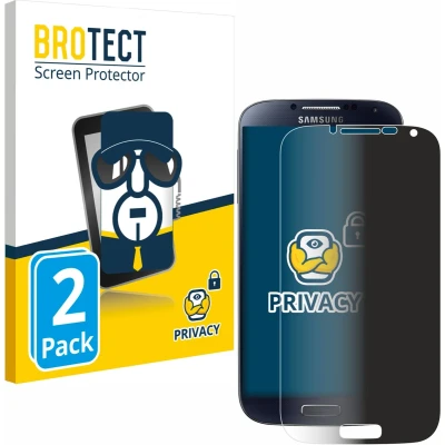 Afbeelding van BROTECT privacy screenprotector voor Samsung Galaxy S4 Folie Beschermfolie Blauwlichtfilter (2 Stuks)