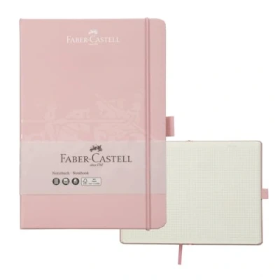 Afbeelding van Faber Castell 27826 Notitieboek DIN A5, 145 x 210 mm, papierkwaliteit 100 g/m², FSC mix, roze shadows, 1 stuk
