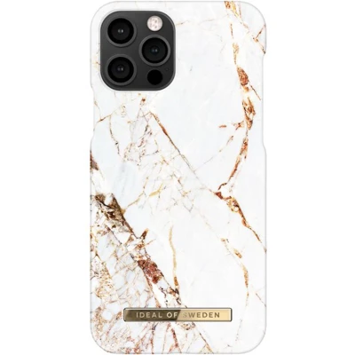 Afbeelding van iDeal of Sweden iPhone 12 Pro Backcover hoesje Carrara Gold