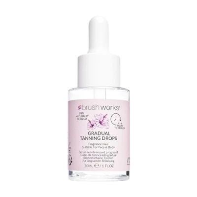 Afbeelding van Brushworks Gradual Tanning Drops Serum, Dames, Maat: 30 ml, Clear