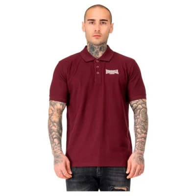 Afbeelding van Lonsdale Normale Passform Doppelpack Lingholme Tshirt print, Heren, Maat: Small, Black oxblood