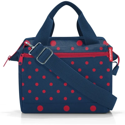 Afbeelding van Reisenthel Allrounder Cross Schoudertas 4L Mixed Dots Red Rood