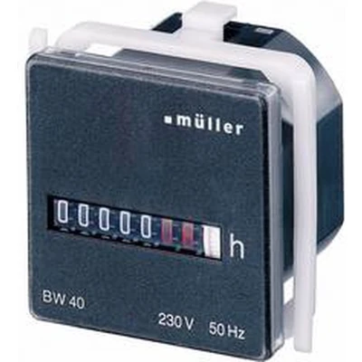 Afbeelding van Müller BW 40.18 24V 50Hz Bedrijfsurenteller Roltelwerk