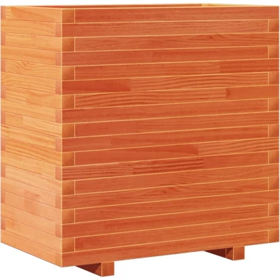 Afbeelding van vidaXL Plantenbak 70x40x72 cm massief grenenhout wasbruin