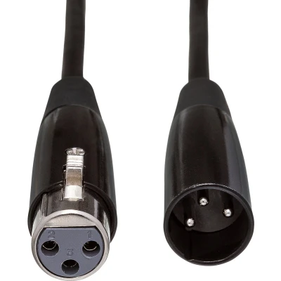 Afbeelding van Hosa MBL 105 audio kabel 1,5 m XLR (3 pin) pin female), Zwart