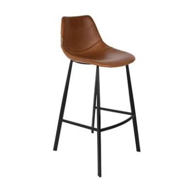 Afbeelding van Dutchbone Franky Barkruk Bruin 80 cm Set van 2
