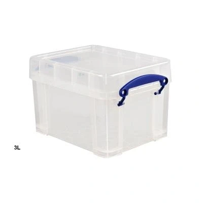 Image de Really Useful Box Boite de Rangement 3 Litres Transparent