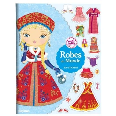 Image de Minimiki Stickers Robes du monde