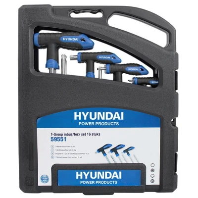 Afbeelding van Hyundai T greep sleutelset 16 delig
