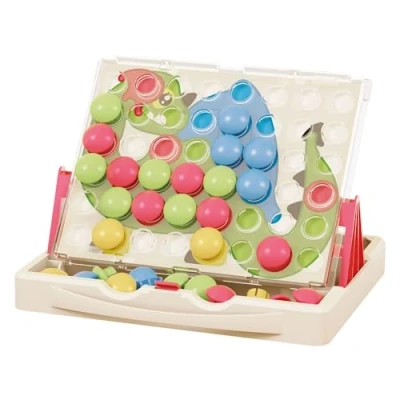 Afbeelding van Quercetti Play Eco+ FantaColor Insteek Mozaïek Junior (58 Delig)