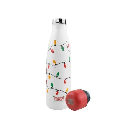 Afbeelding van Cinereplicas Stranger Things Thermosfles, kerstslinger, 500 ml, officiële licentie