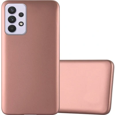 Afbeelding van Cadorabo Hoesje geschikt voor Samsung Galaxy A33 5G in METALLIC ROSE GOUD Beschermhoes gemaakt van flexibel TPU silicone Case Cover
