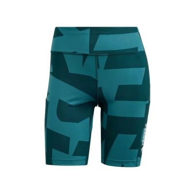 Afbeelding van adidas Terrex Multi 8 inch Strakke Short Printed Dames Groen XS